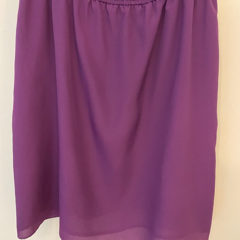 Bcbgeneration Spaghetti Strap Sleeveless Purple P… - image 3